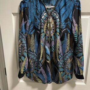 On Mackie Wearable Art Top/Tunic Size XS